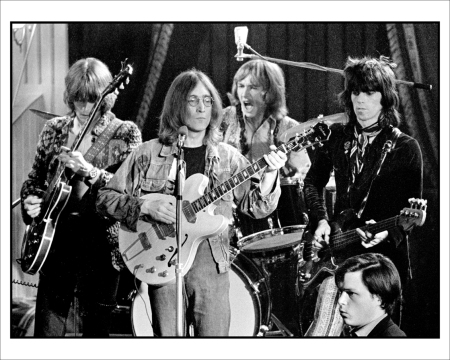 Eric Clapton, John Lennon, Mitch Mitchel y Keith Richards